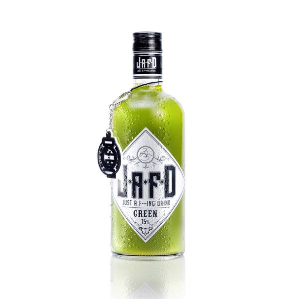 JAFD pure - just a f***ing drink - 0,7 L Glasflasche (pfandfrei), 15 % Alc.
