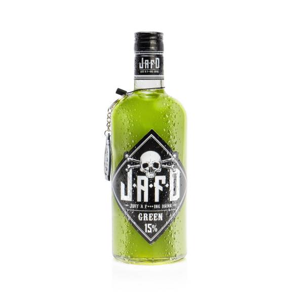 JAFD - Just a f***ing Drink "Green" (Rock Edition), Likör 15%, 0,7l Glasflasche (pfandfrei)